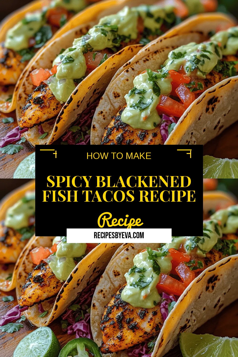 Spicy Blackened Fish Tacos Recipe