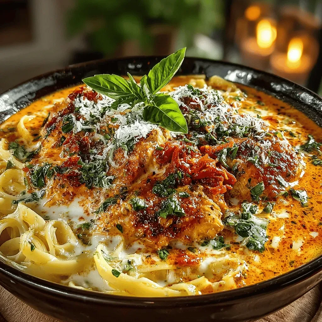 Slow-Cooked Creamy Tomato Basil Chicken