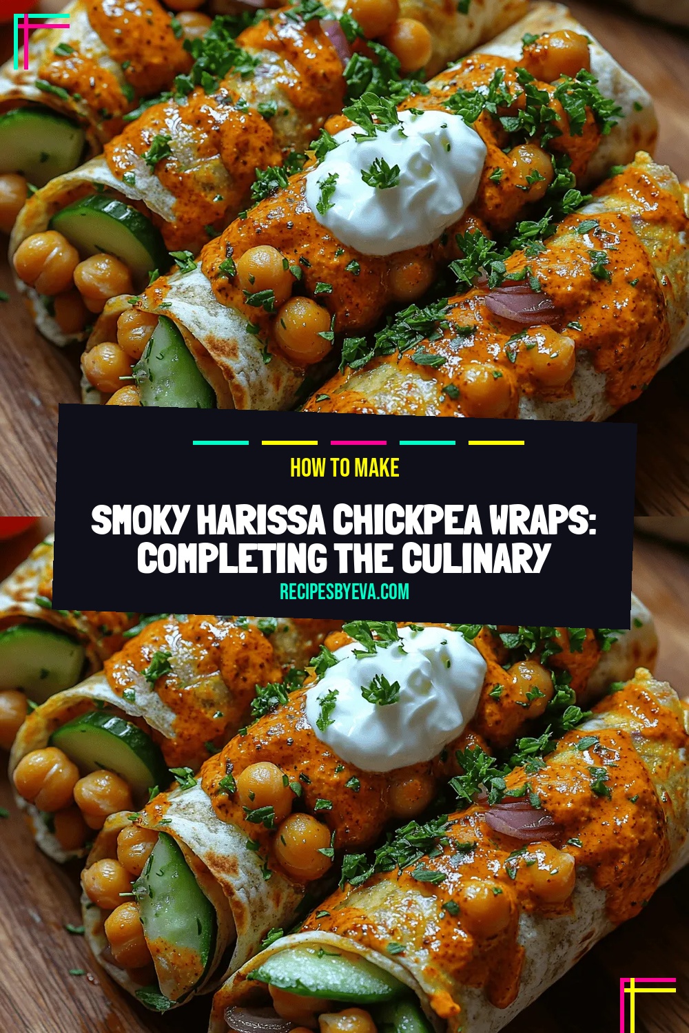 Smoky Harissa Chickpea Wraps: Completing the Culinary Journey