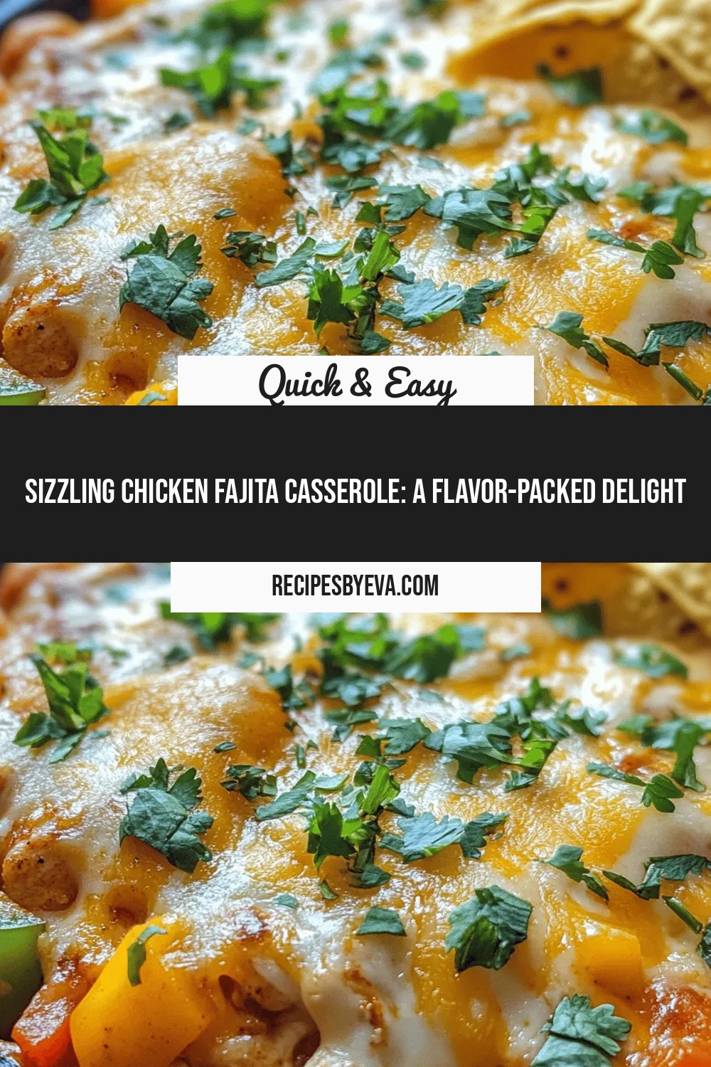 Sizzling Chicken Fajita Casserole: A Flavor-Packed Delight