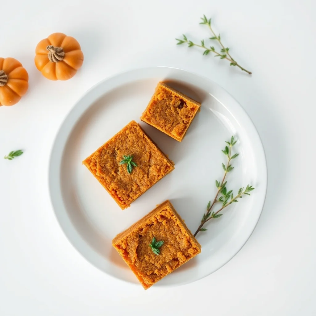 Pumpkin Cake Bars