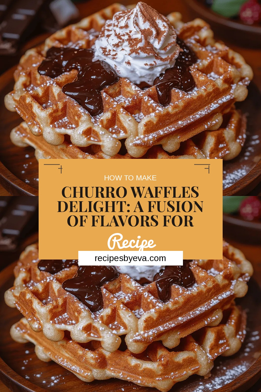 Churro Waffles Delight: A Fusion of Flavors for Breakfast Lovers