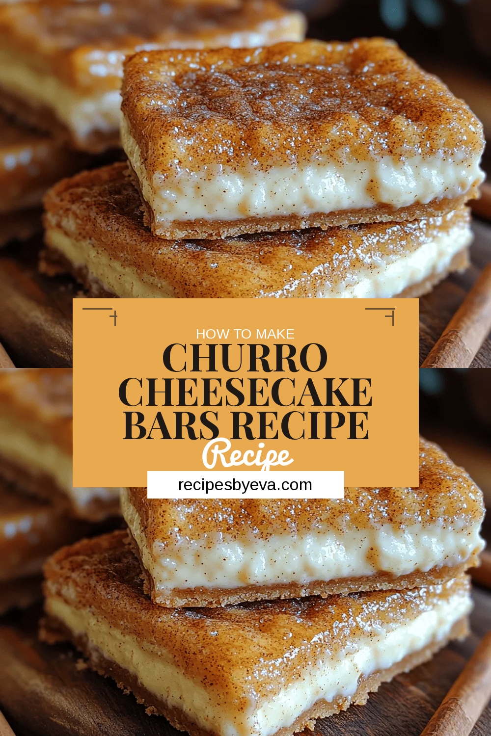 Churro Cheesecake Bars Recipe