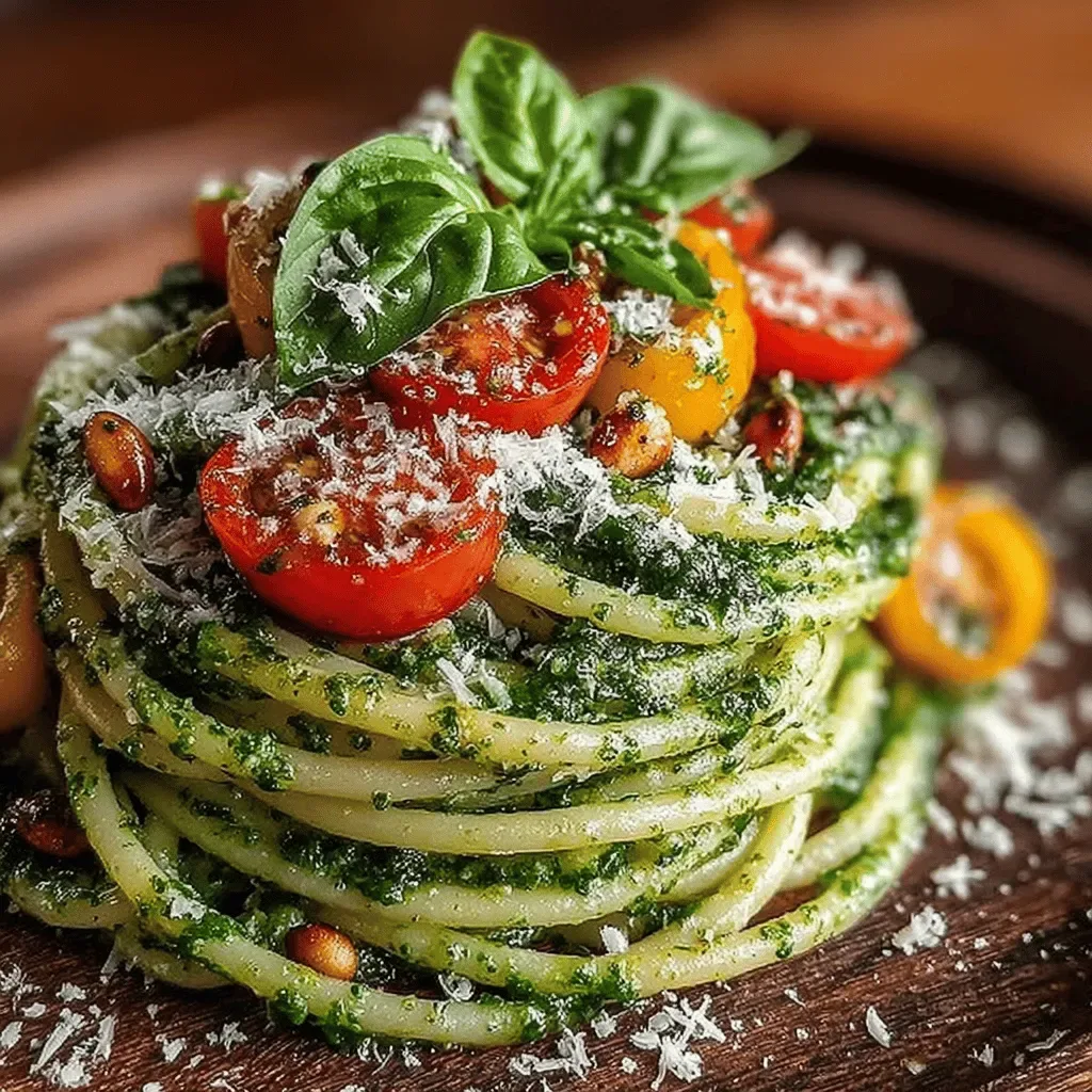 Fresh Basil Pesto Pasta Recipe