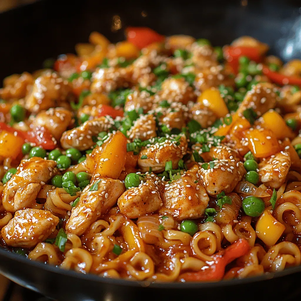 Spicy Chicken Noodle Stir Fry Recipe