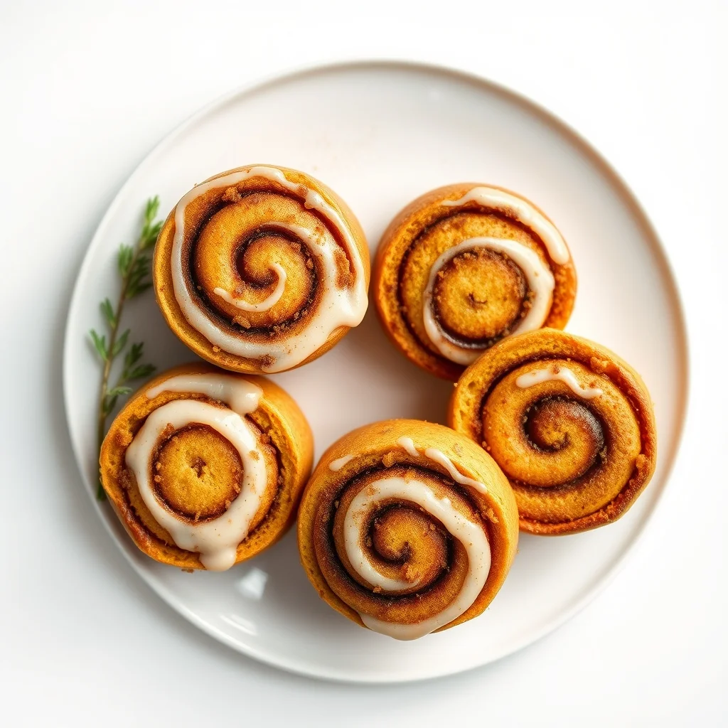Pumpkin Cinnamon Swirl Cakes