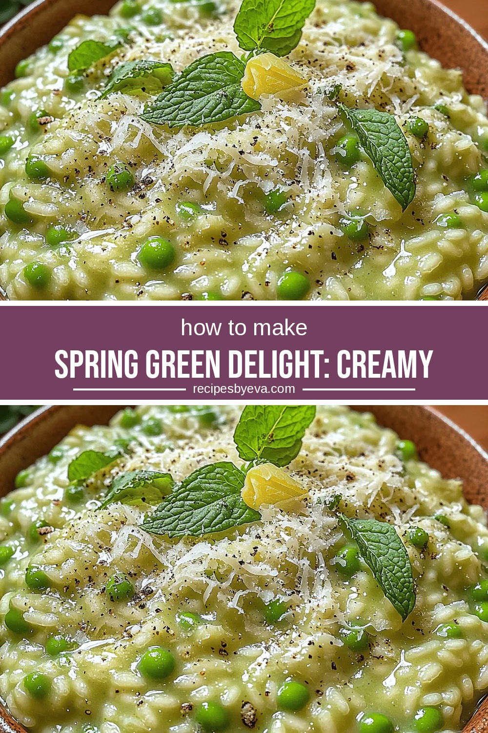 Spring Green Delight: Creamy Spring Pea Risotto
