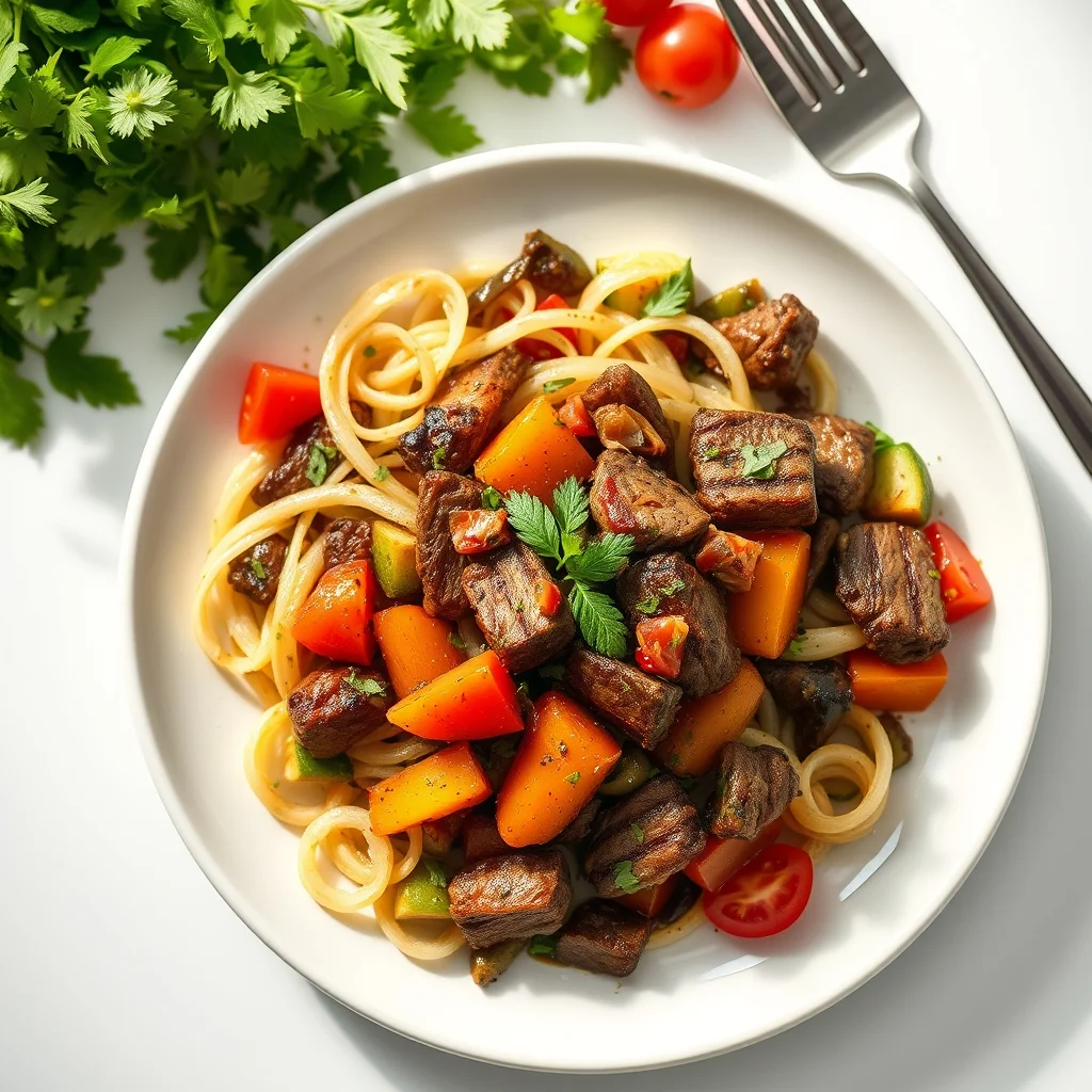 Balsamic Bliss Beef & Veggie Fiesta