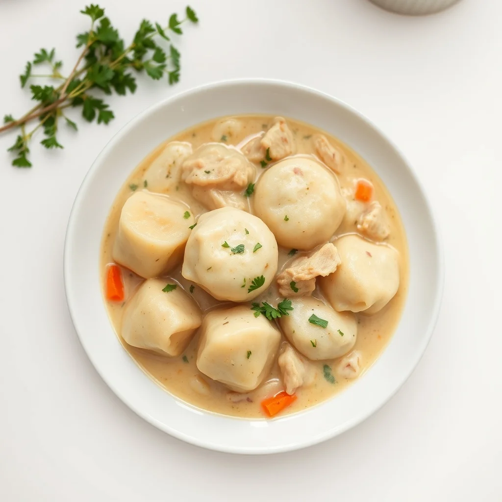 Cozy Creamy Chicken & Dumpling Stew