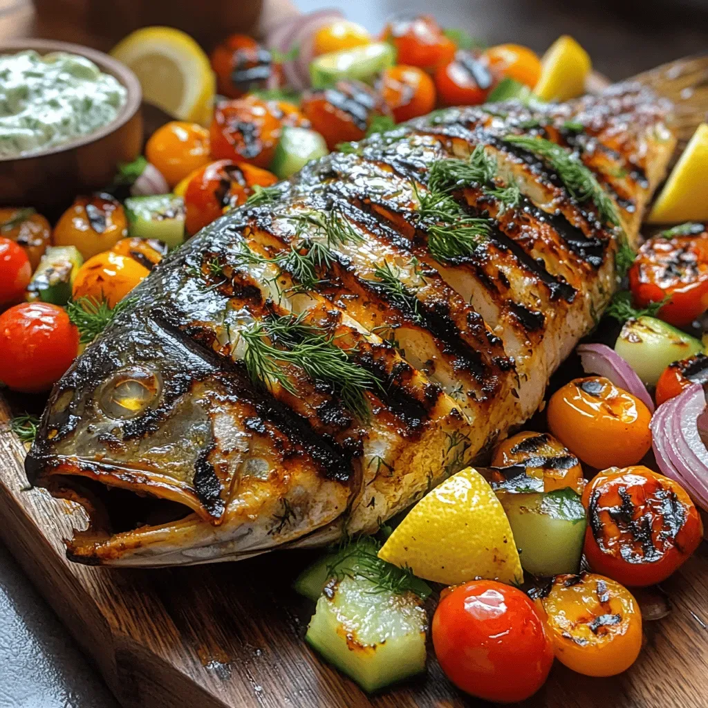 Greek Style Grilled Fish Recipe: A Taste of the Mediterranean