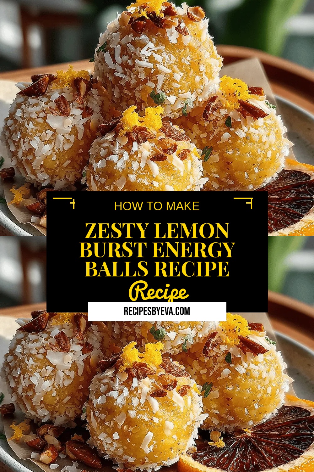 Zesty Lemon Burst Energy Balls Recipe