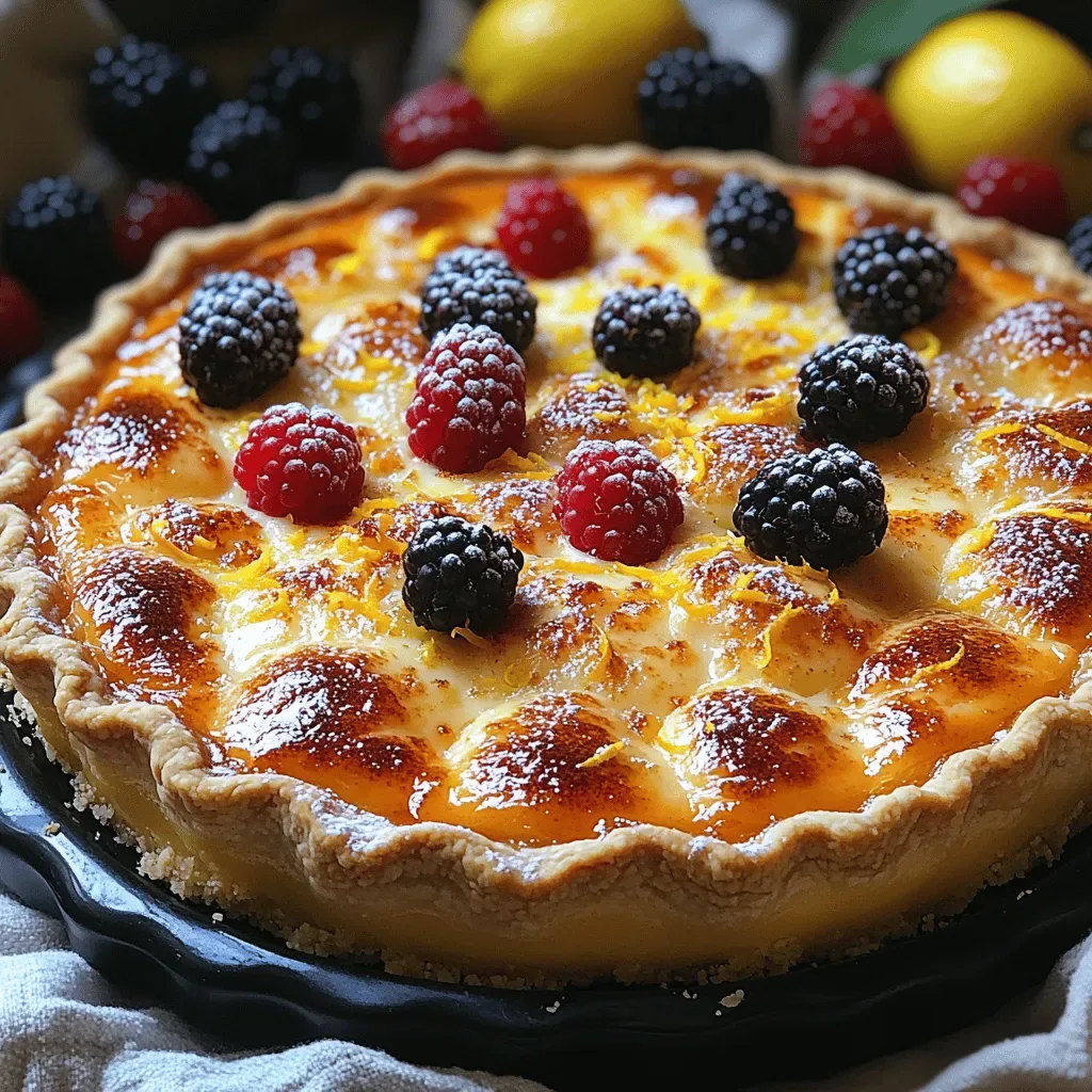 Zesty Baby Lemon Impossible Pies: A Delightful Dessert Recipe