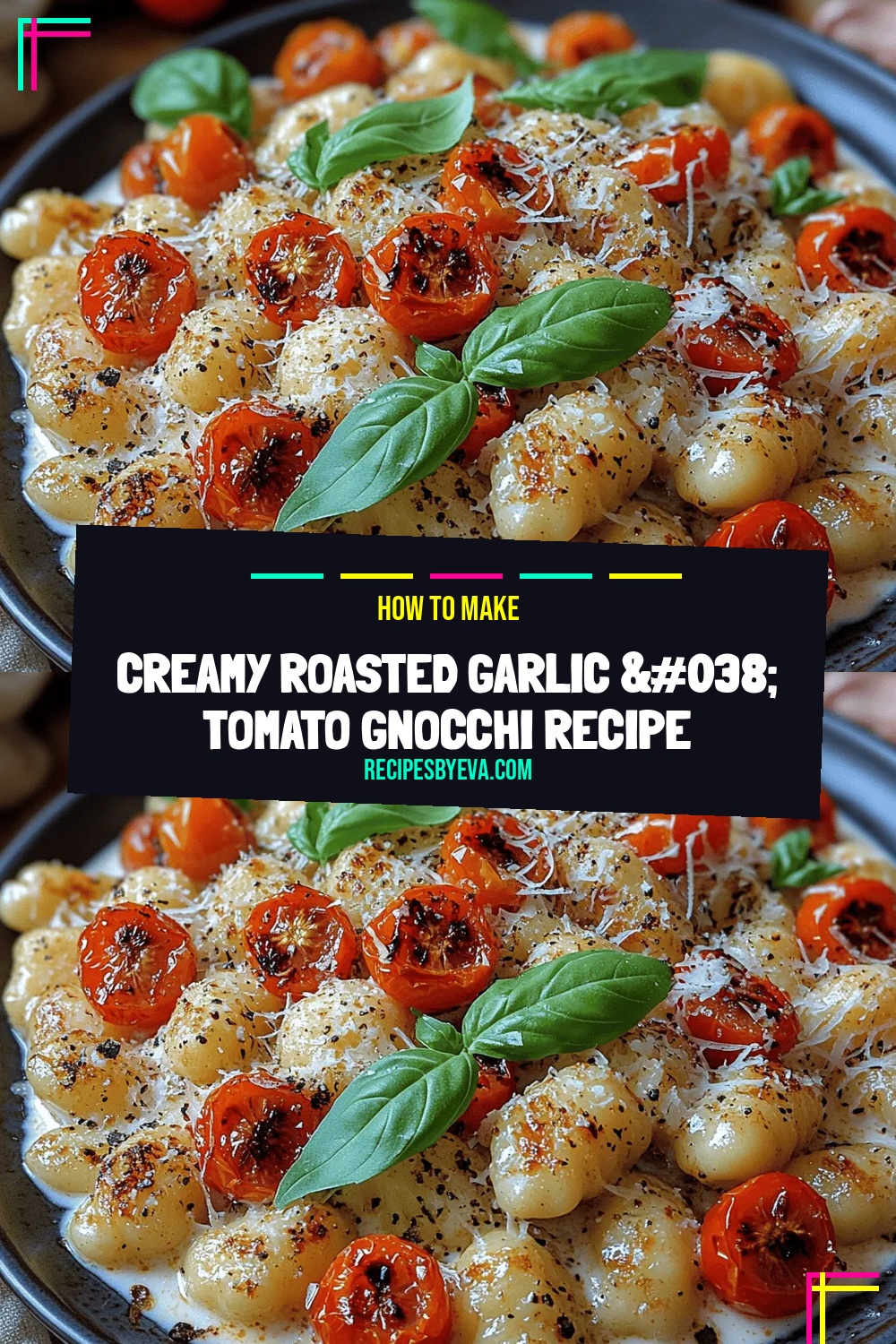 Creamy Roasted Garlic & Tomato Gnocchi Recipe