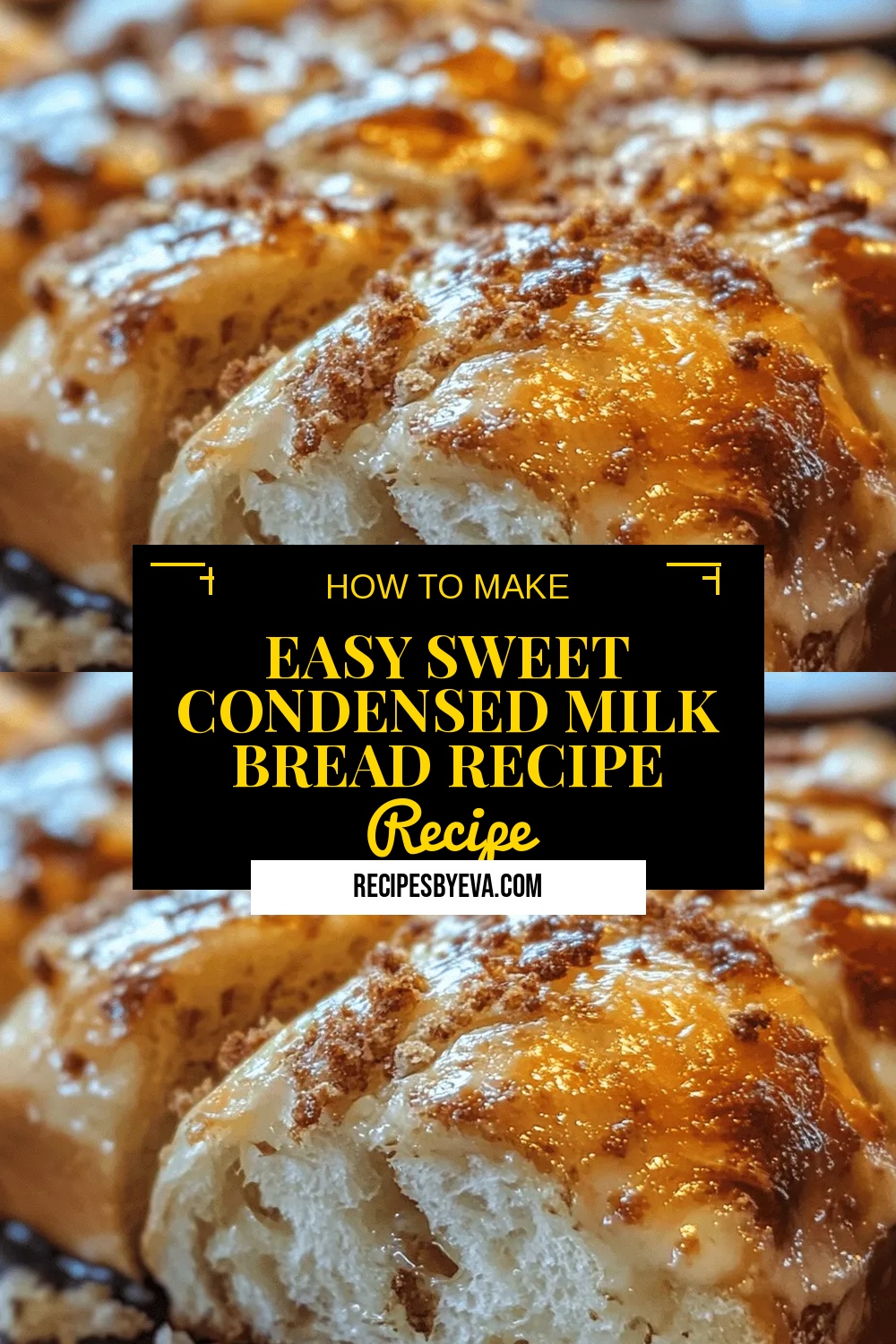 Easy Sweet Condensed Milk Bread Recipe