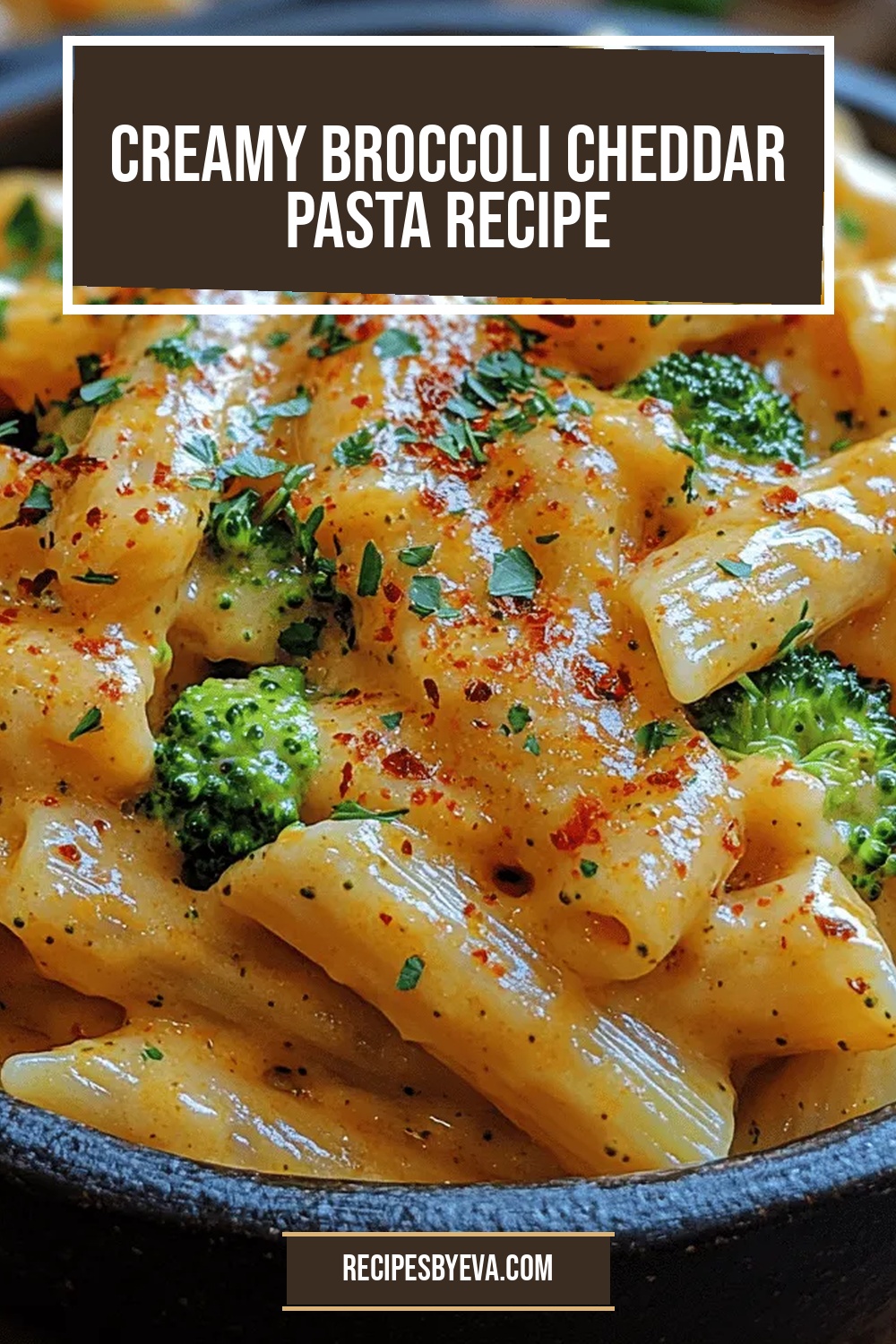 Creamy Broccoli Cheddar Pasta Recipe