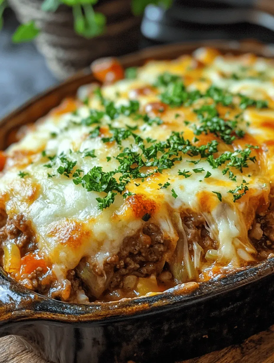 Cabbage Beef Bake Delight: A Hearty Comfort Food Recipe