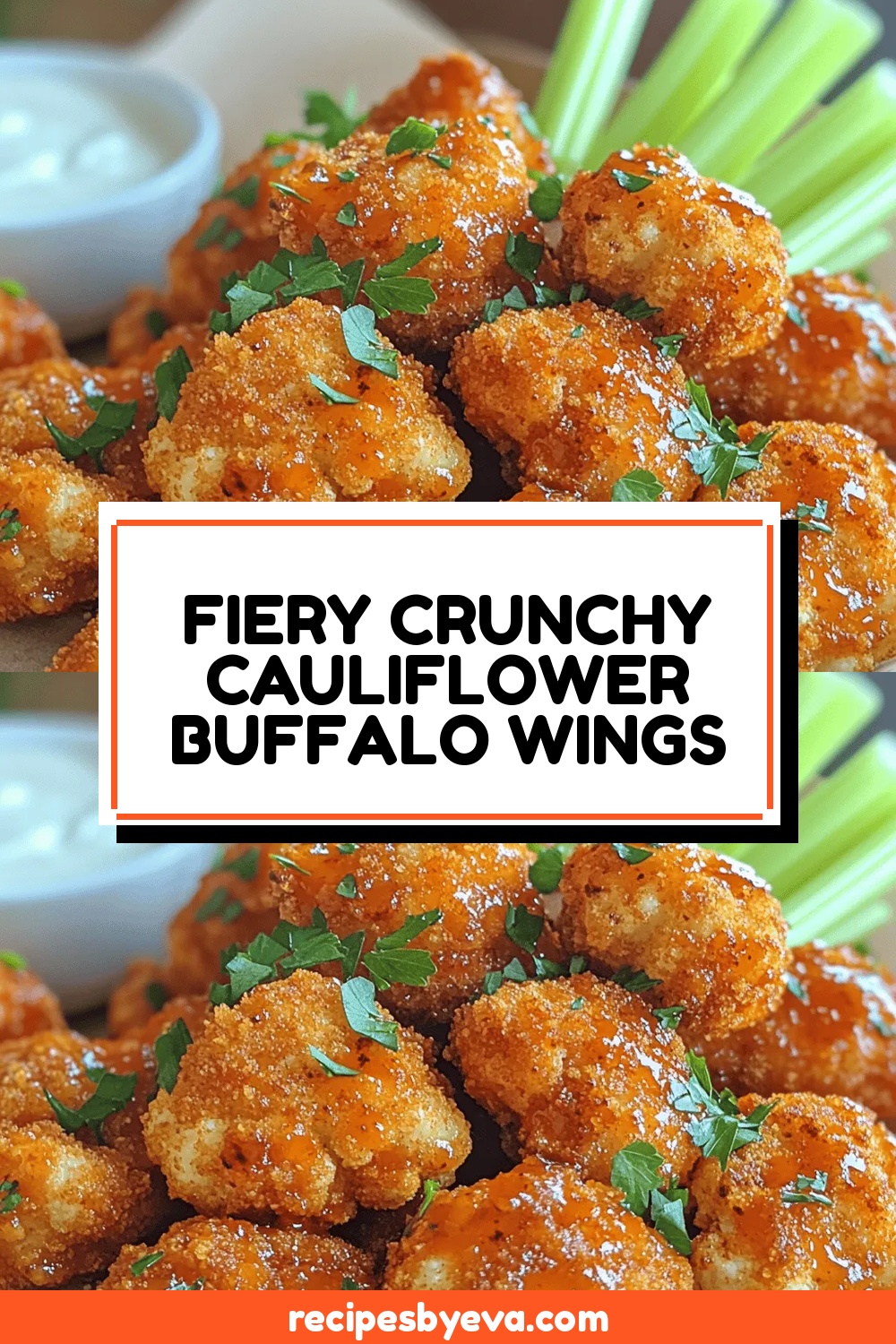Fiery Crunchy Cauliflower Buffalo Wings