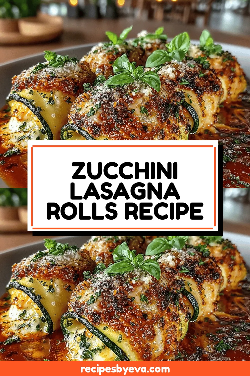 Zucchini Lasagna Rolls Recipe