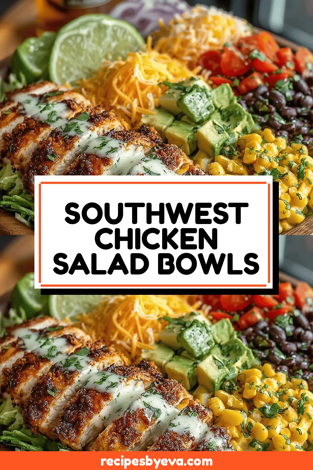 Southwest Chicken Salad Bowls