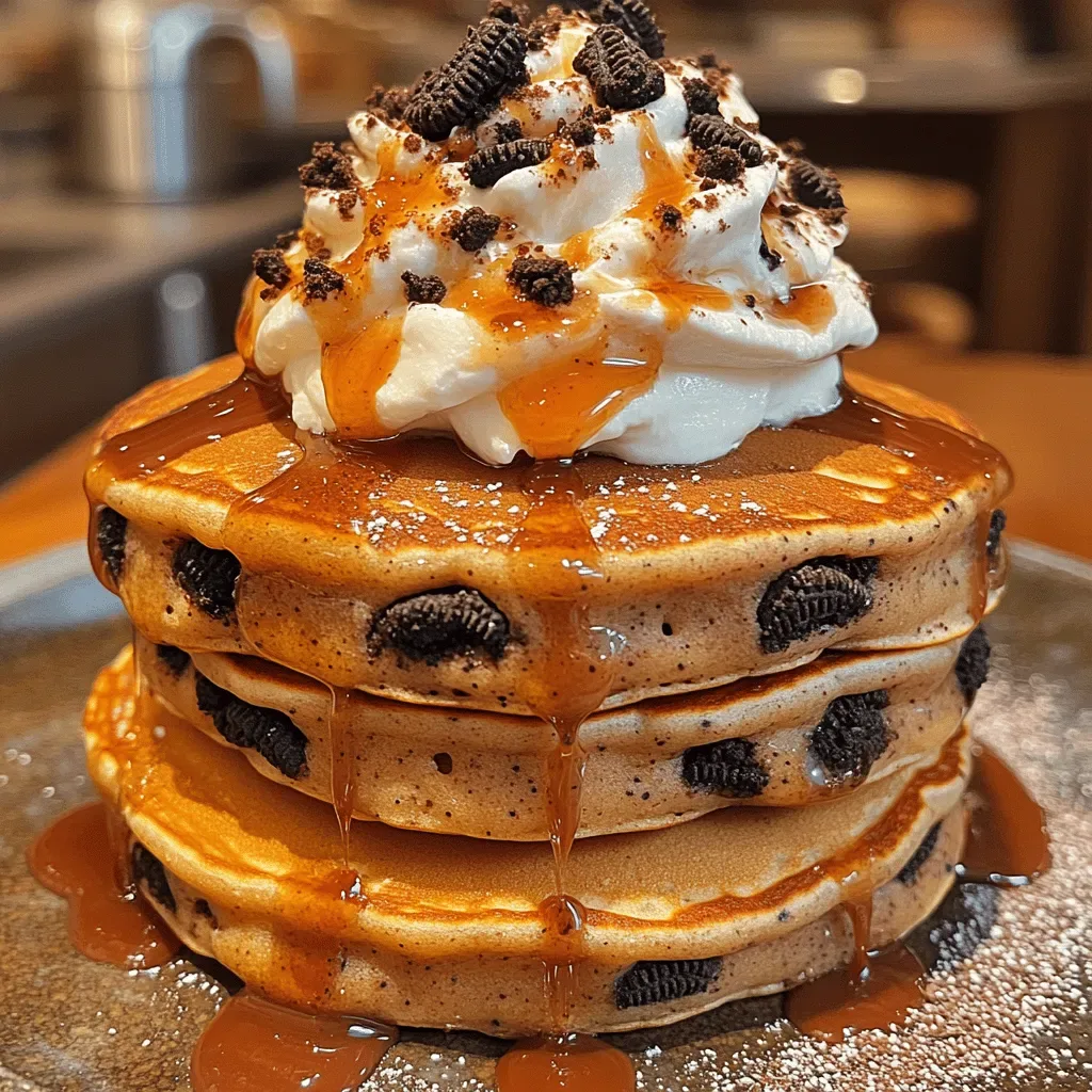 Indulge in Oreo-Stuffed Pancakes: A Decadent Breakfast Treat