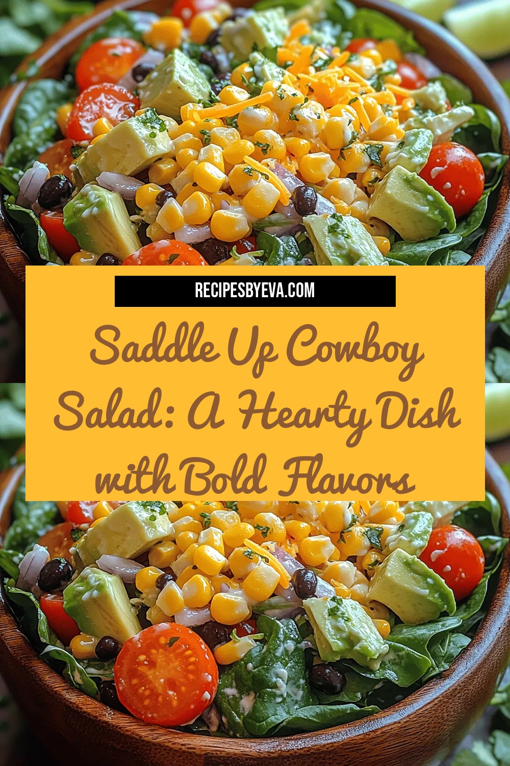 Saddle Up Cowboy Salad: A Hearty Dish with Bold Flavors