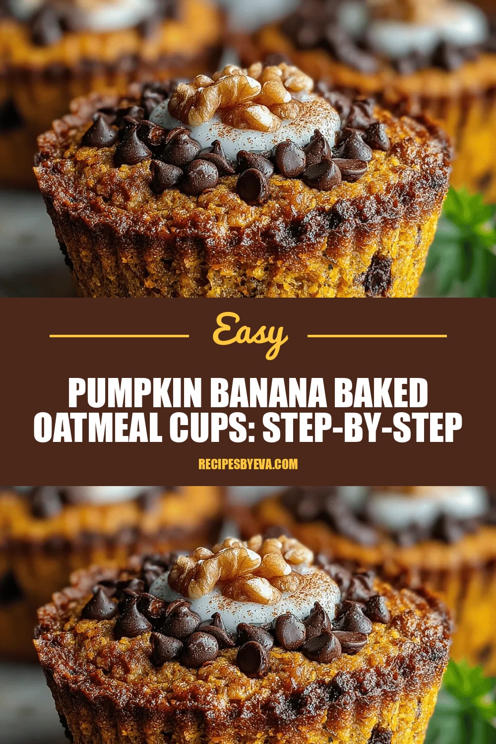 Pumpkin Banana Baked Oatmeal Cups: Step-by-Step Instructions and Serving Suggestions