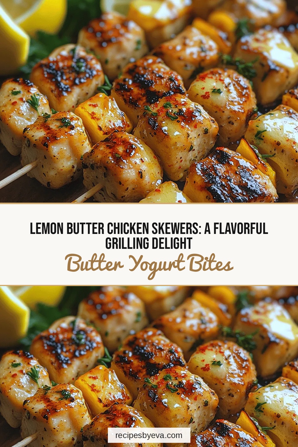 Lemon Butter Chicken Skewers: A Flavorful Grilling Delight