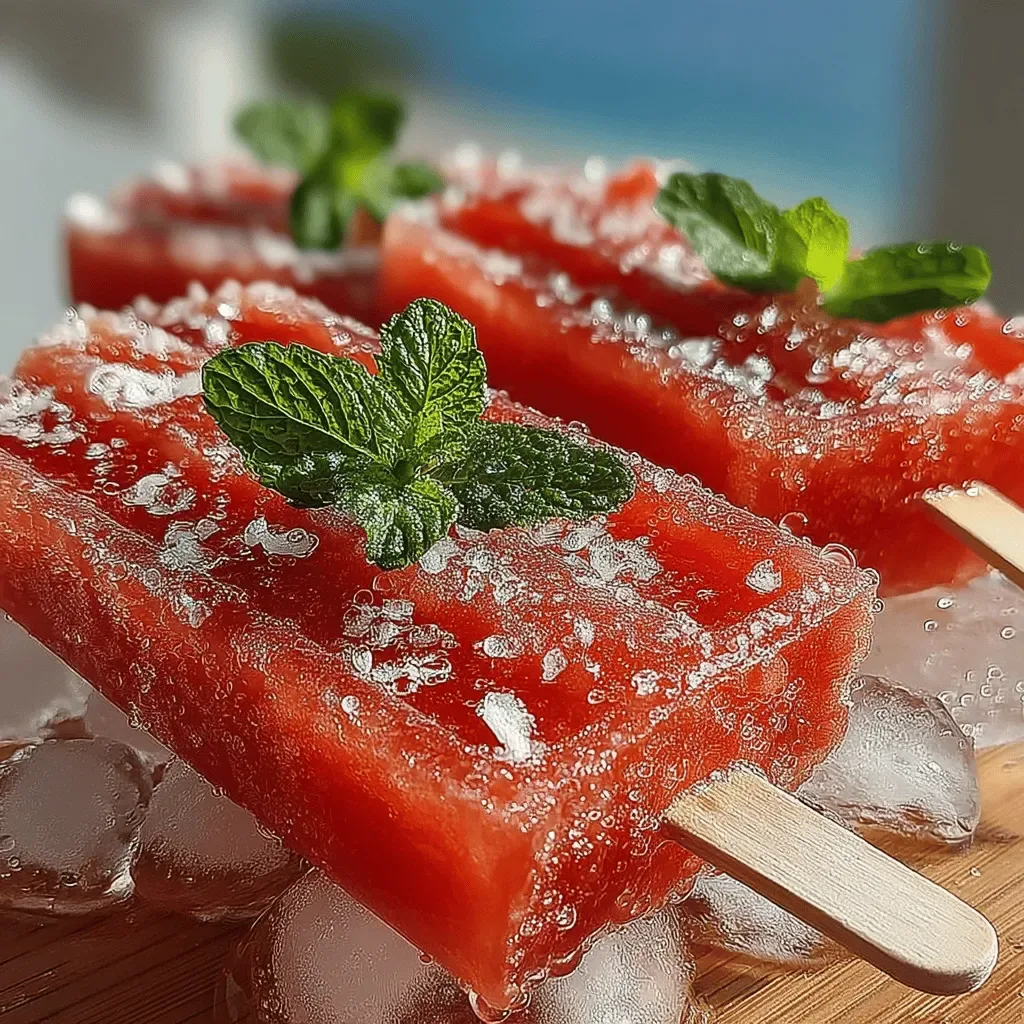 Refreshing Watermelon Bliss Pops