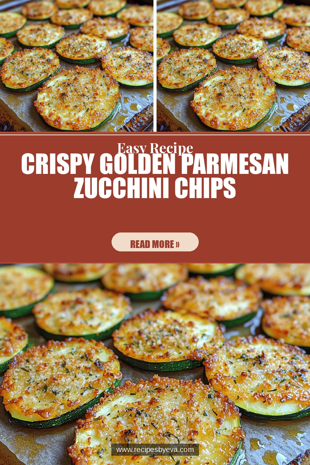 Crispy Golden Parmesan Zucchini Chips
