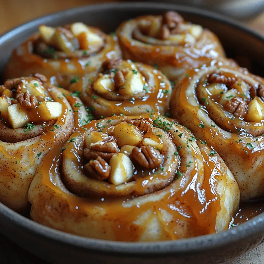 Dreamy Caramel Apple Cinnamon Rolls: A Delicious Recipe to Indulge In