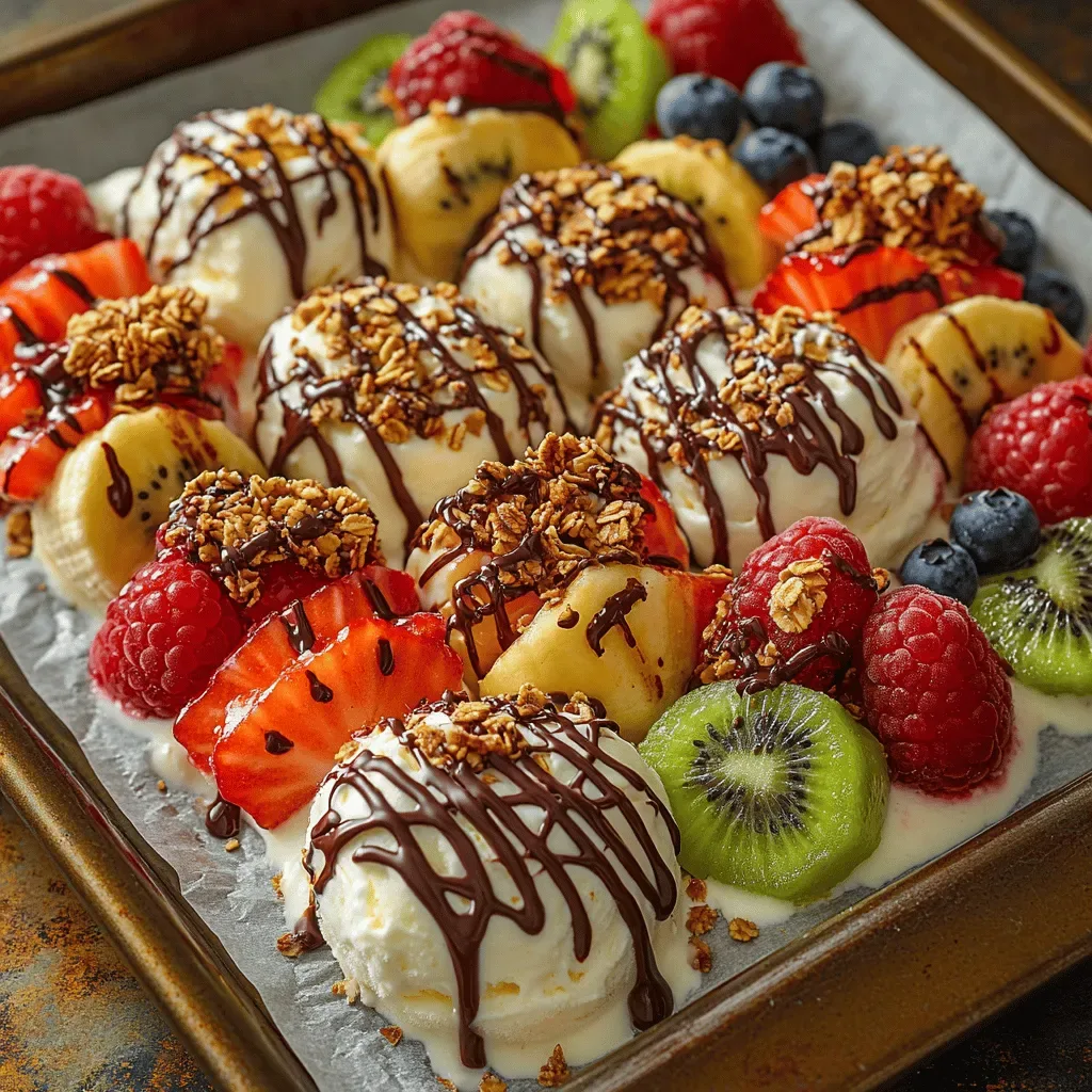 Fruity Bliss Frozen Yogurt Clusters: A Refreshing Treat