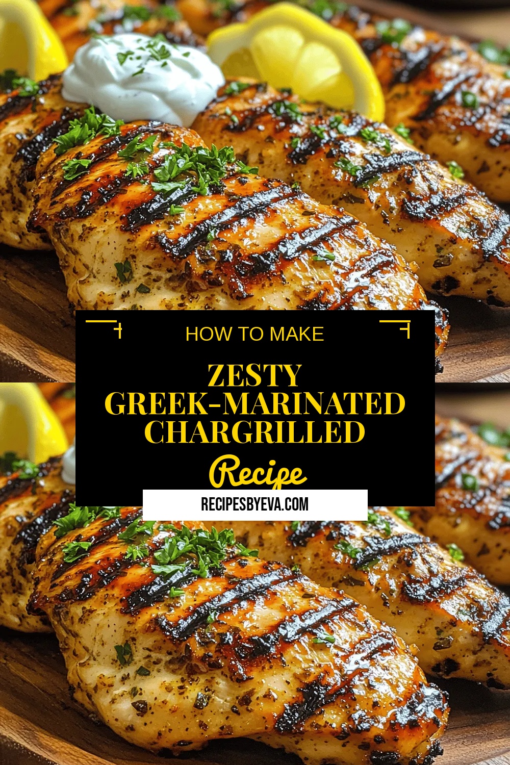 Zesty Greek-Marinated Chargrilled Chicken: A Flavorful Recipe to Savor