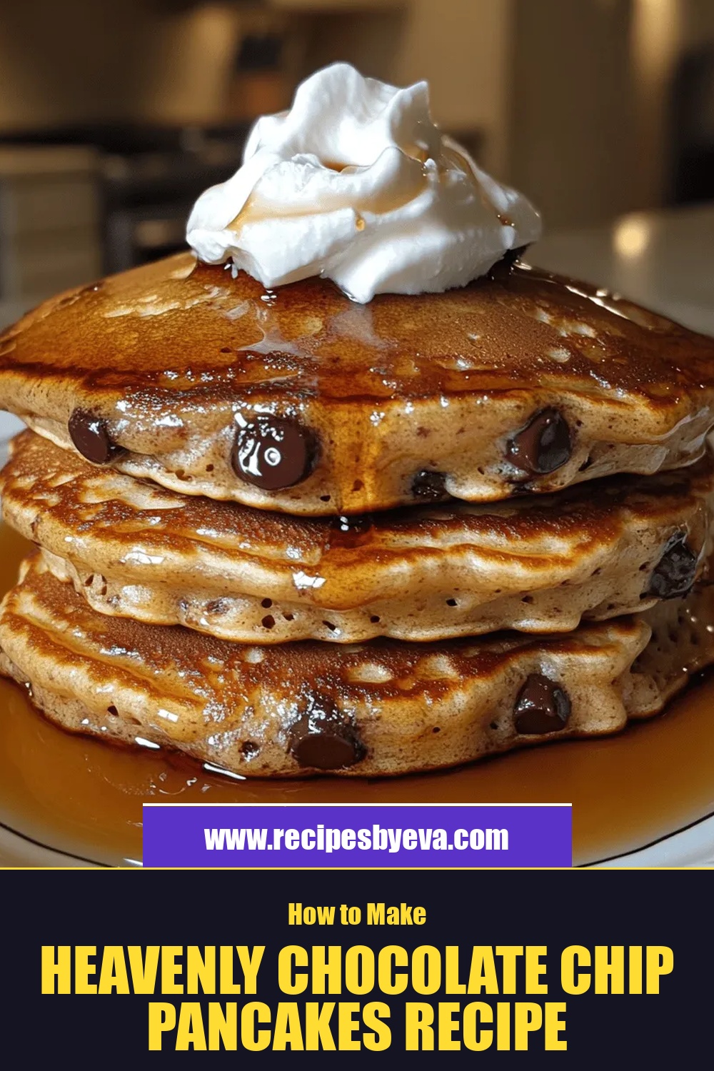 Heavenly Chocolate Chip Pancakes Recipe