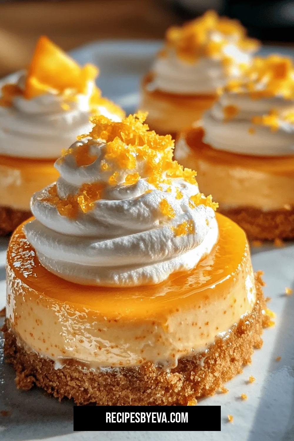 Orange Creamsicle Mini Cheesecakes Recipe
