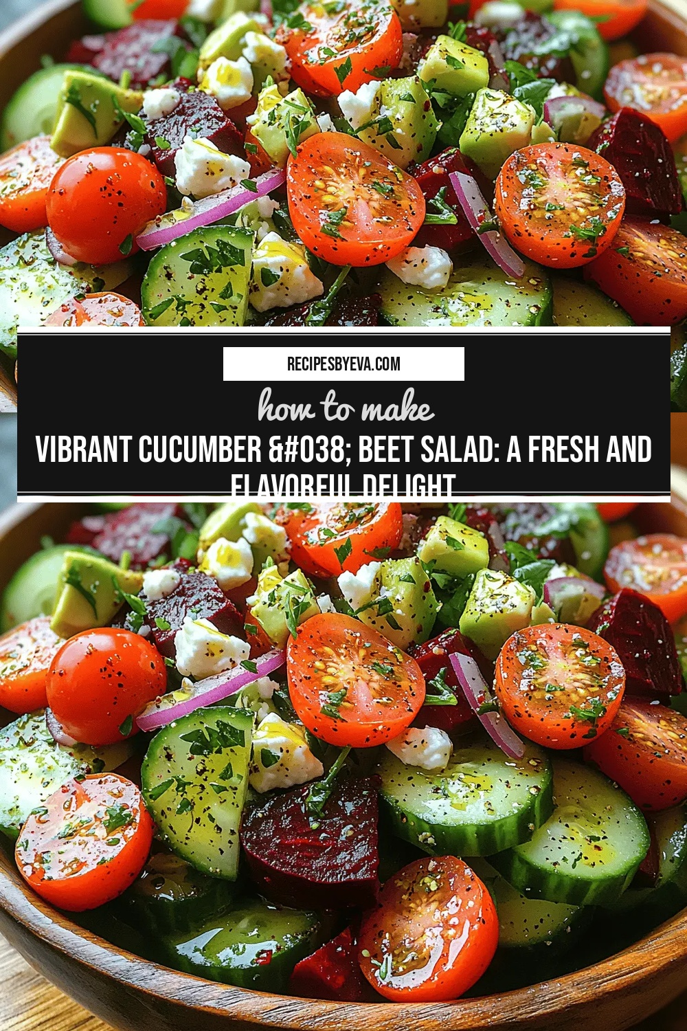 Vibrant Cucumber & Beet Salad: A Fresh and Flavorful Delight