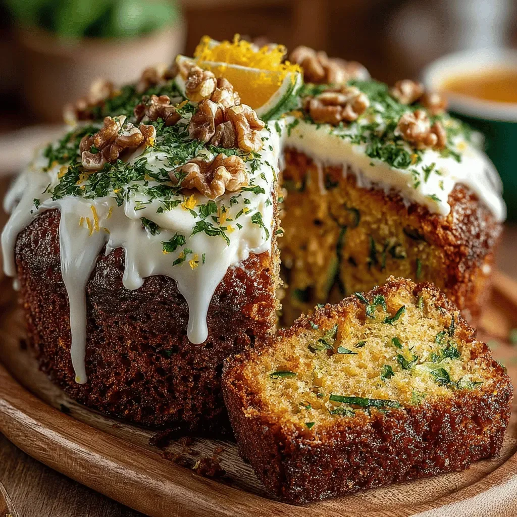 Luscious Lemon Zucchini Cake Recipe