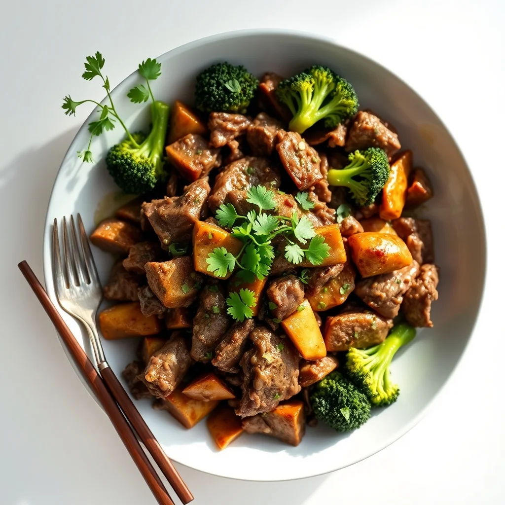 One-Pan Beef and Broccoli Stir-Fry Delight