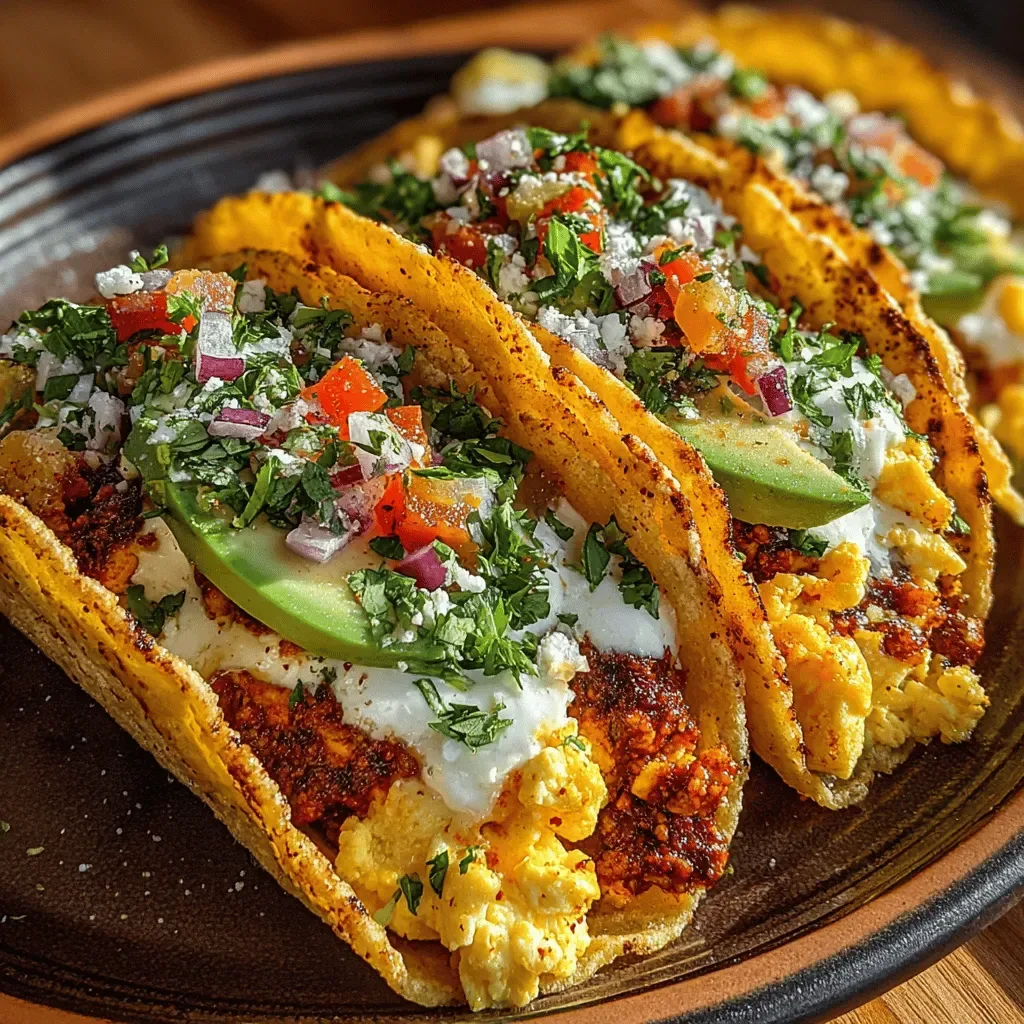 Smoky Hatch Chili Breakfast Tacos: A Flavorful Experience