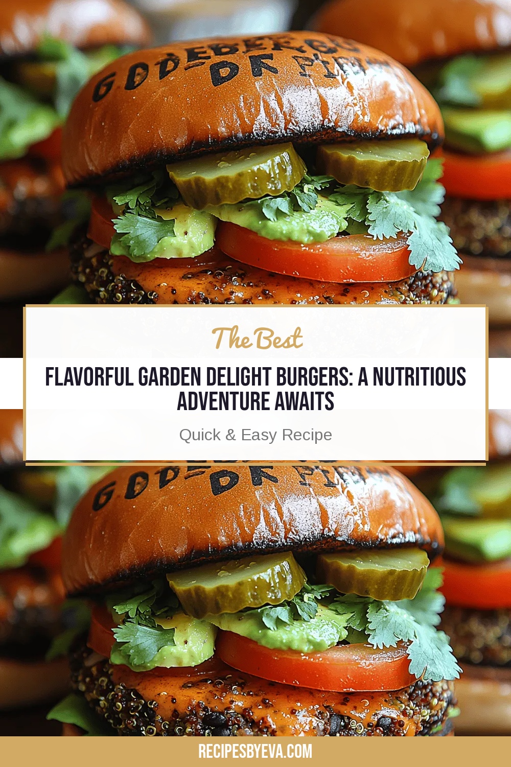 Flavorful Garden Delight Burgers: A Nutritious Adventure Awaits
