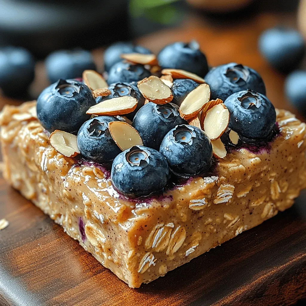 Blueberry Bliss Almond Baked Oatmeal: A Delicious Start to Your Day