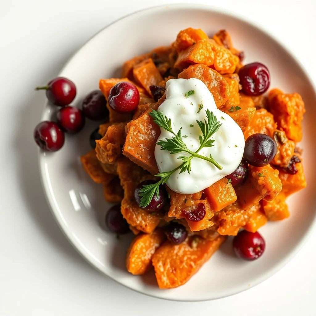 Harvest Bliss Sweet Potato & Cranberry Casserole: A Heartwarming Fall Delight