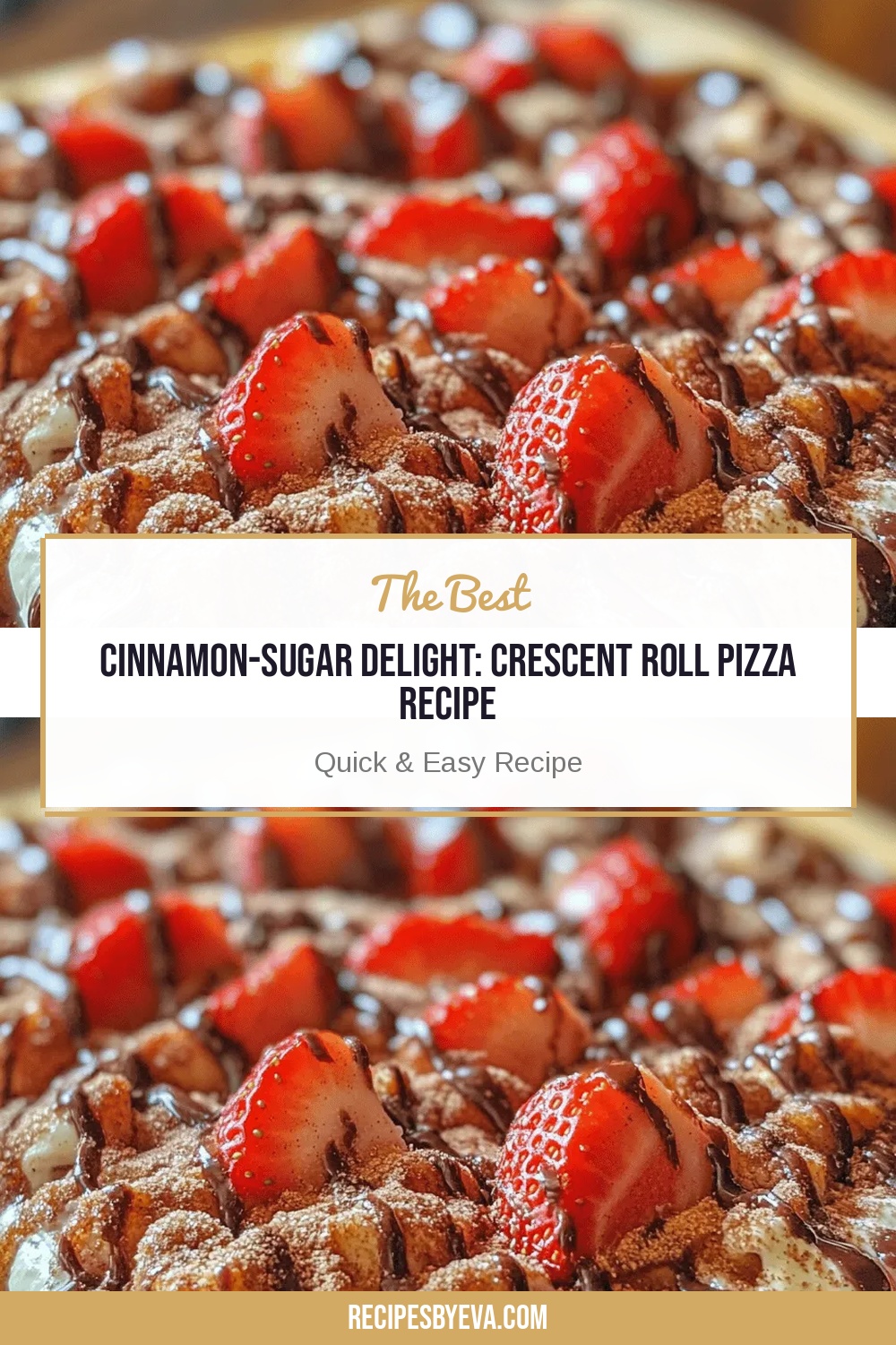 Cinnamon-Sugar Delight: Crescent Roll Pizza Recipe