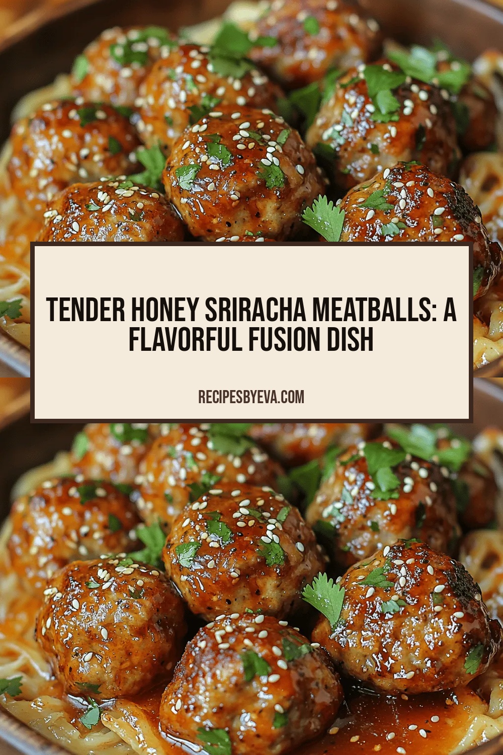 Tender Honey Sriracha Meatballs: A Flavorful Fusion Dish
