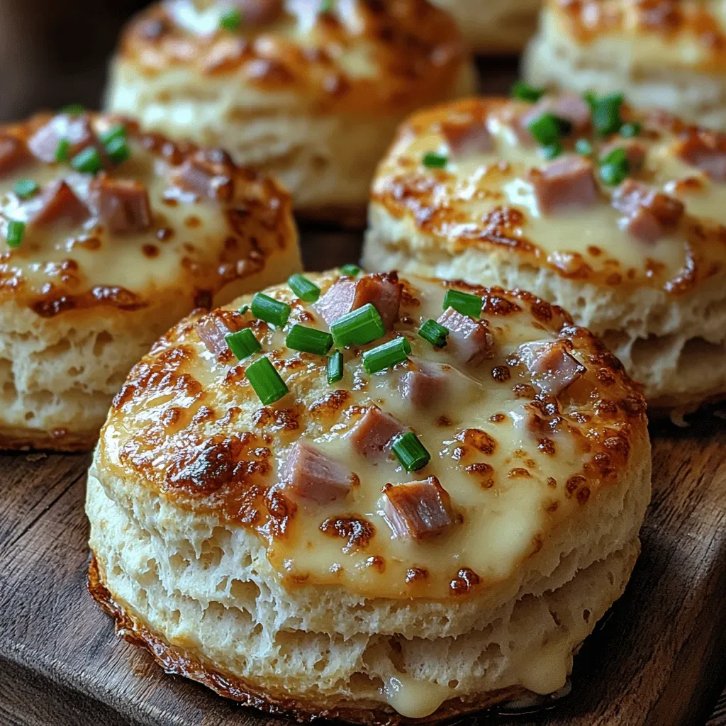Savory Ham and Cheese Butter Biscuits: A Delightful Recipe for Every Occasion