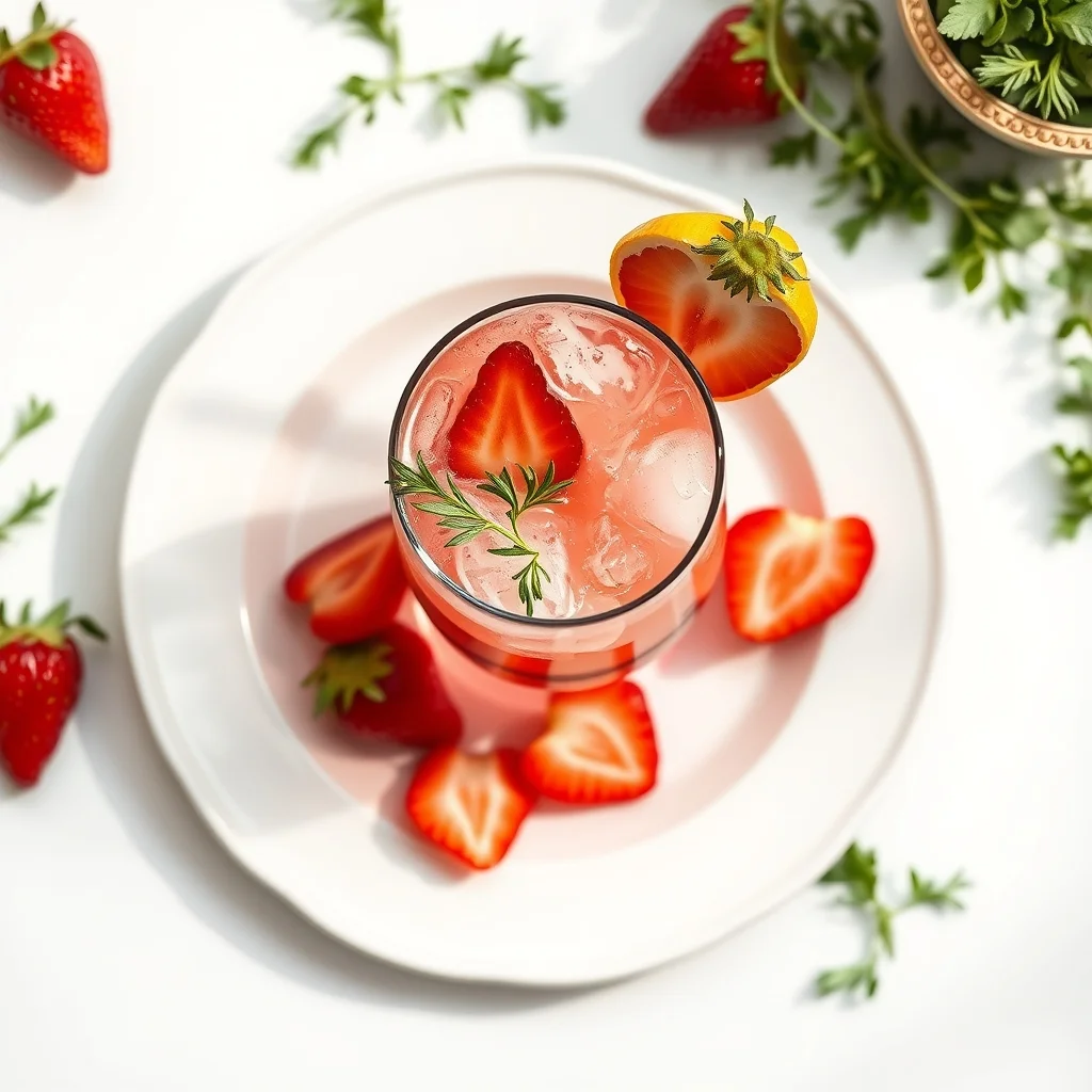 Sparkling Strawberry Lemonade Fizz Recipe