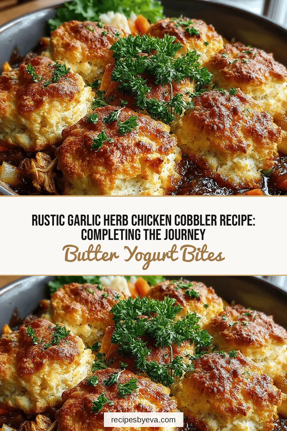 Rustic Garlic Herb Chicken Cobbler Recipe: Completing the Journey