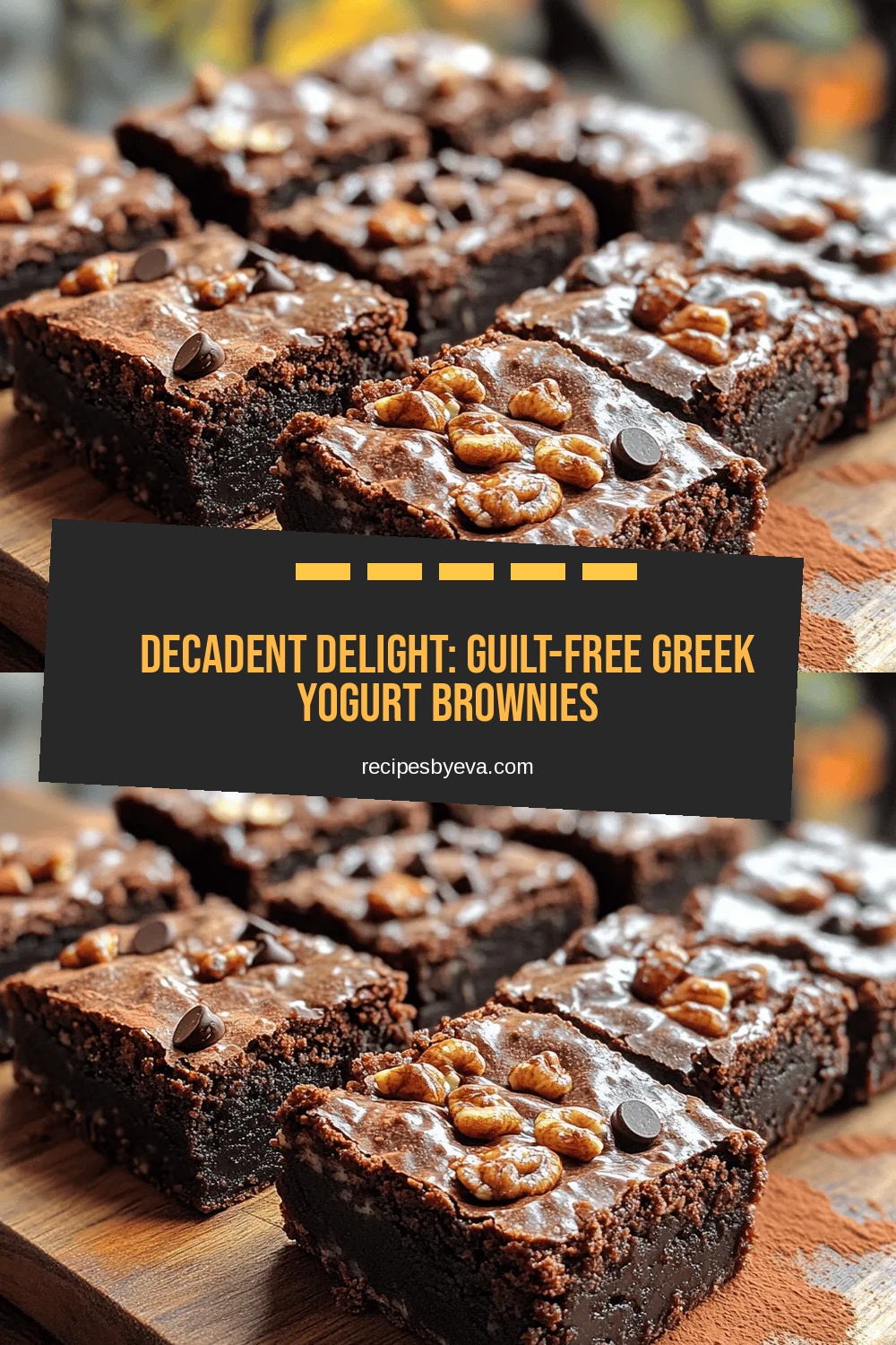 Decadent Delight: Guilt-Free Greek Yogurt Brownies