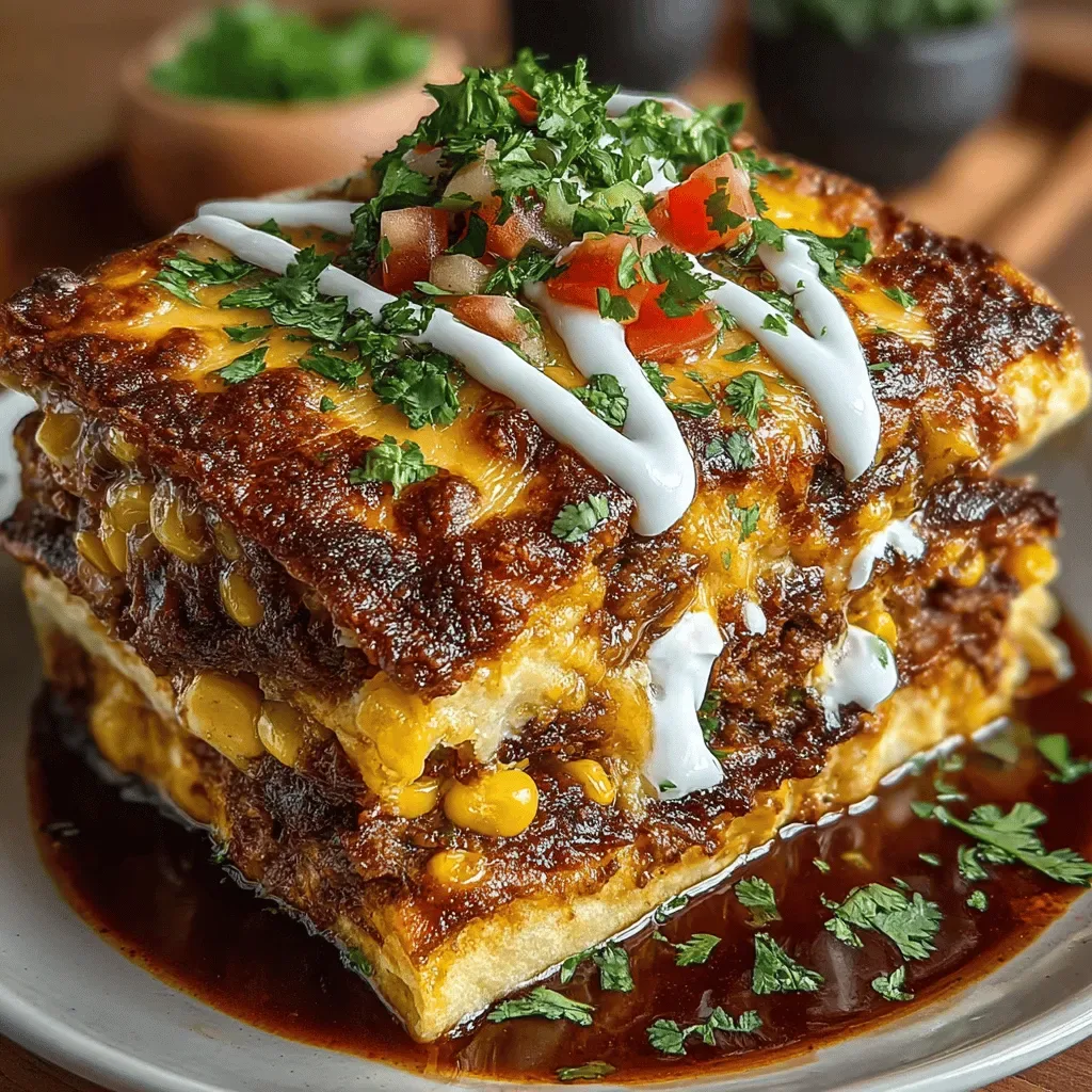 Deliciously Cozy Slow Cooker Creamy Veggie Enchiladas