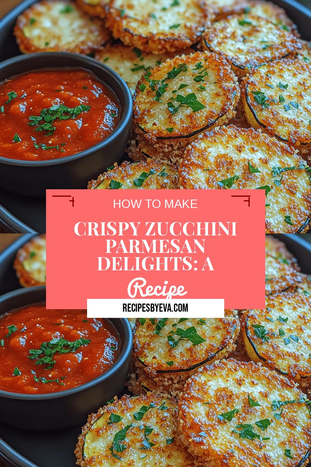 Crispy Zucchini Parmesan Delights: A Crunchy Snack Recipe