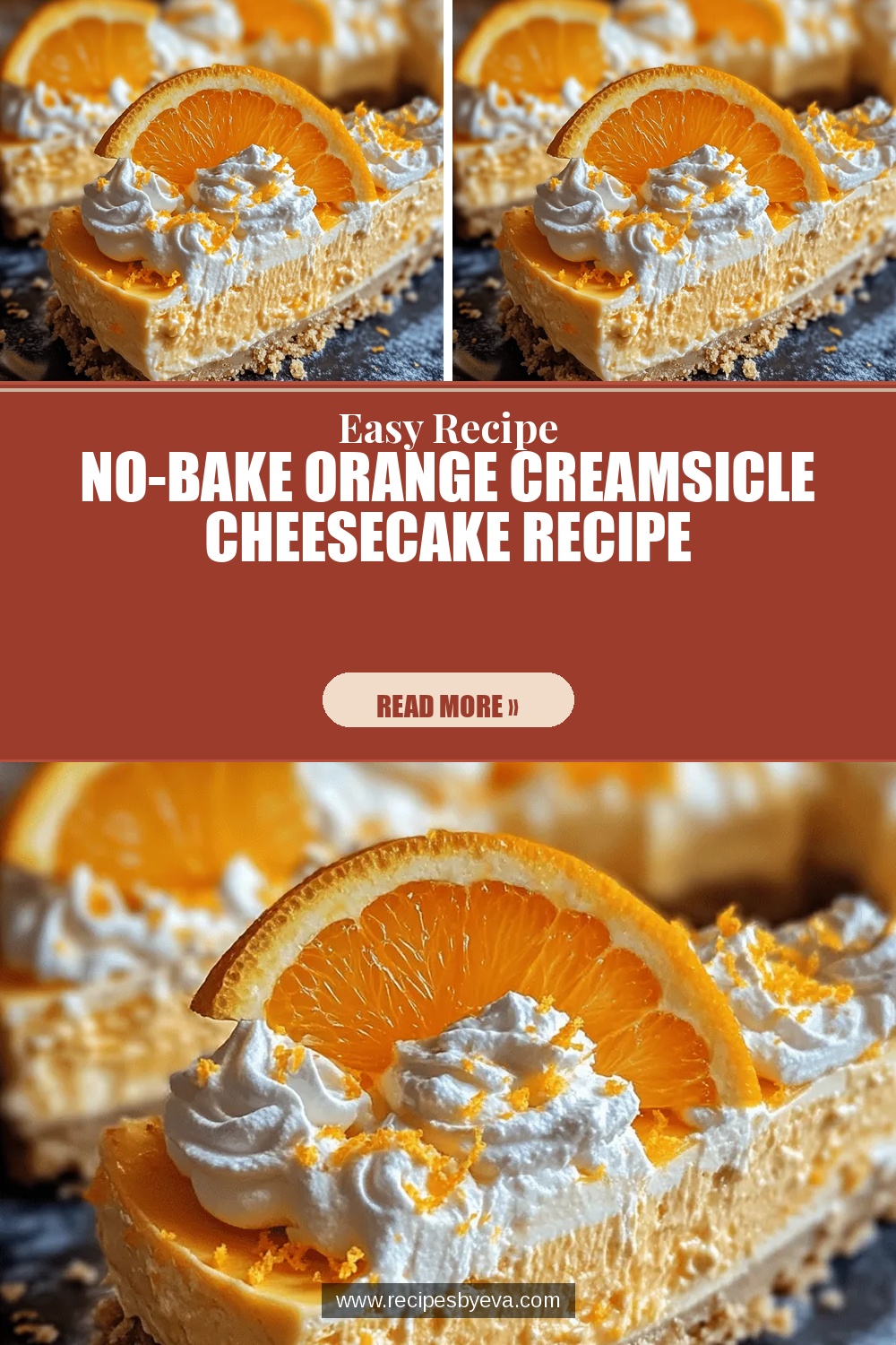 No-Bake Orange Creamsicle Cheesecake Recipe